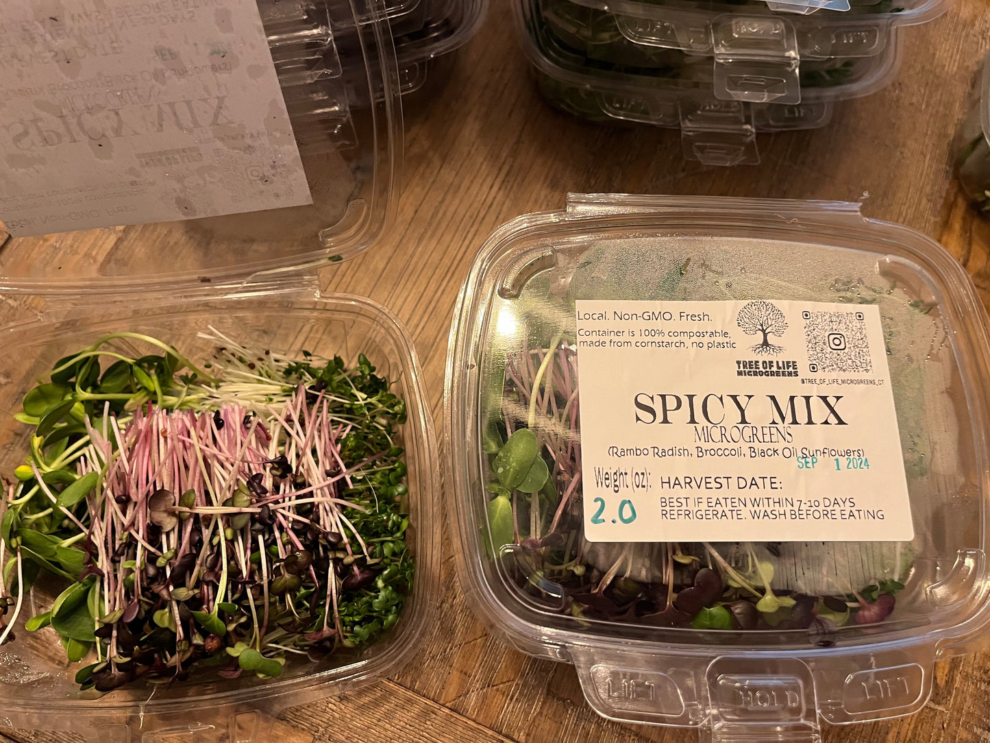 2 oz Spicy Mix Microgreens